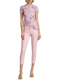 Margot Coated High-Rise Crop Jeans