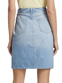 Tylee Denim Knee-Length Skirt