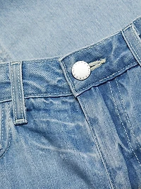 Tylee Denim Knee-Length Skirt