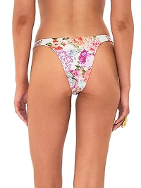 Floral Low-Waist Bikini Bottom