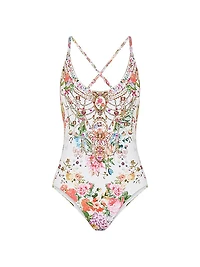 Floral One-Piece Swimsuit