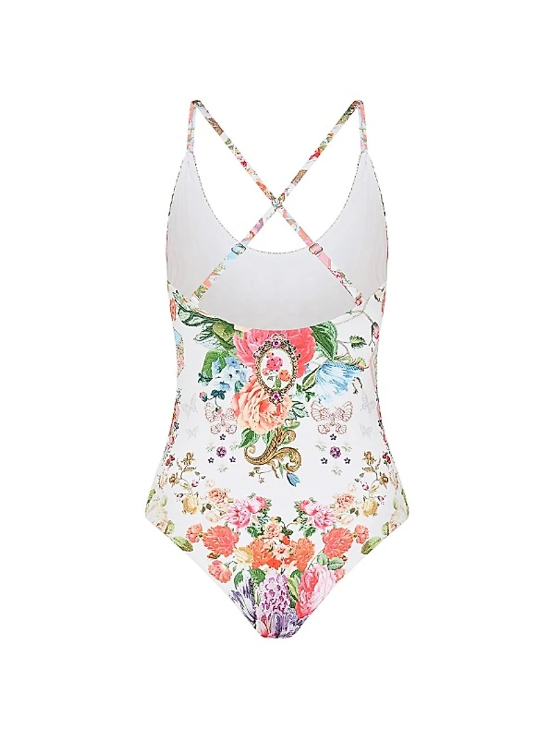 Floral One-Piece Swimsuit