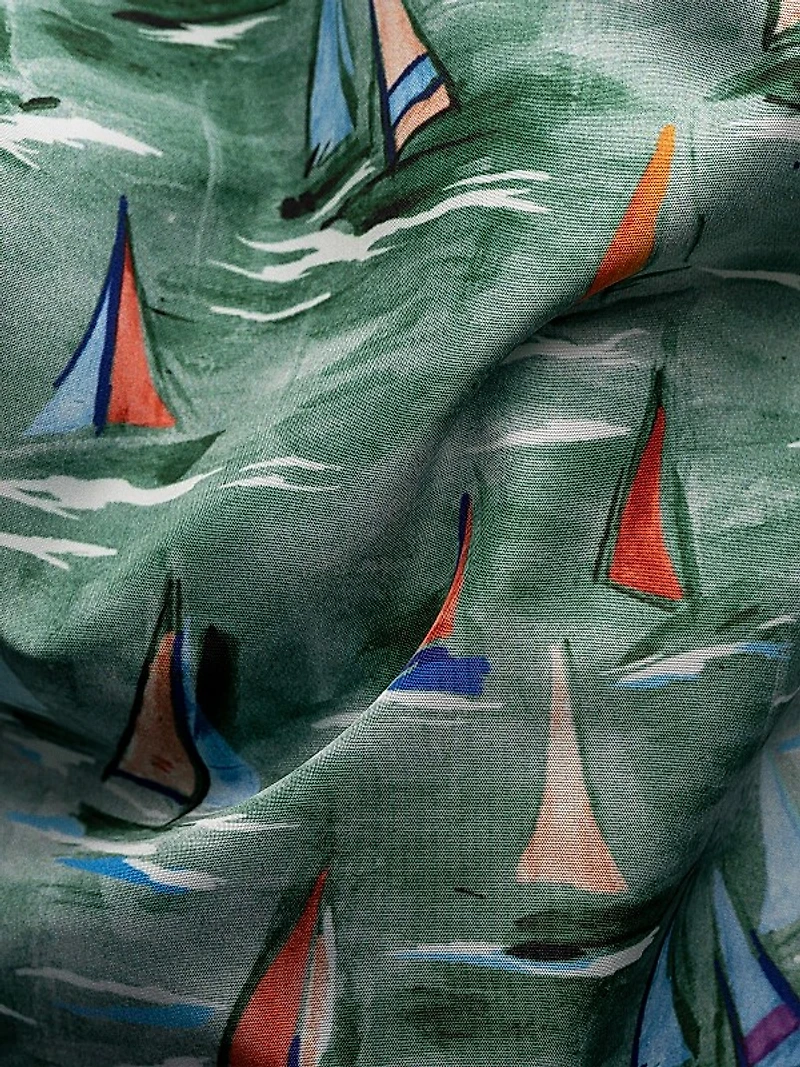 Boat Print Swim Shorts