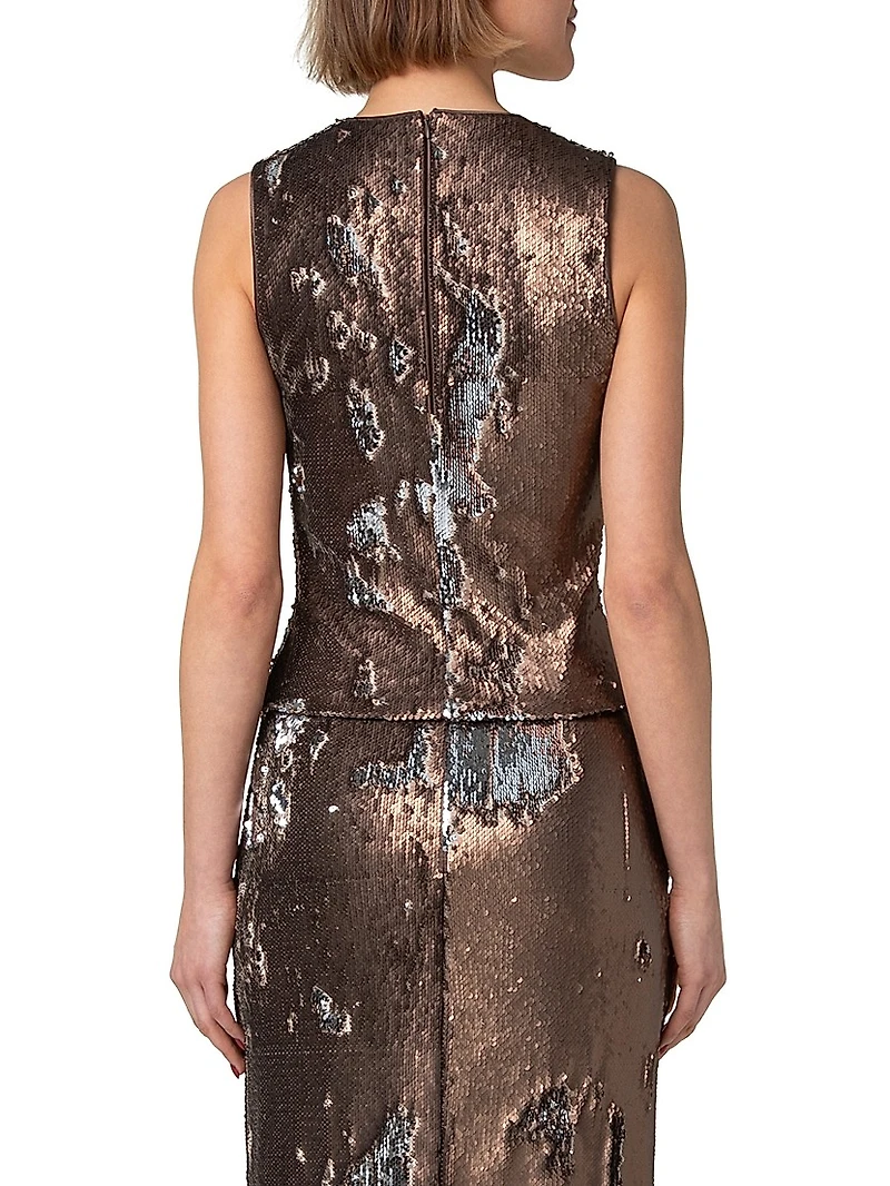 Sequin Shell Tank Top