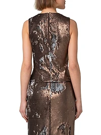 Sequin Shell Tank Top