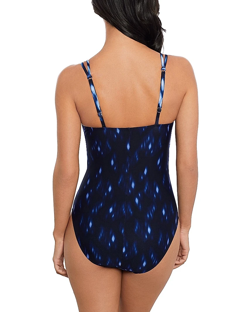 Indio Saki Tie-Waist One-Piece Swimsuit
