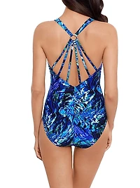 Chanticleer Drew Twist-Front One-Piece Swimsuit