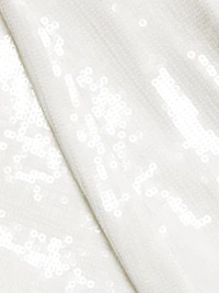 Sequined Square-Neck Slipdress