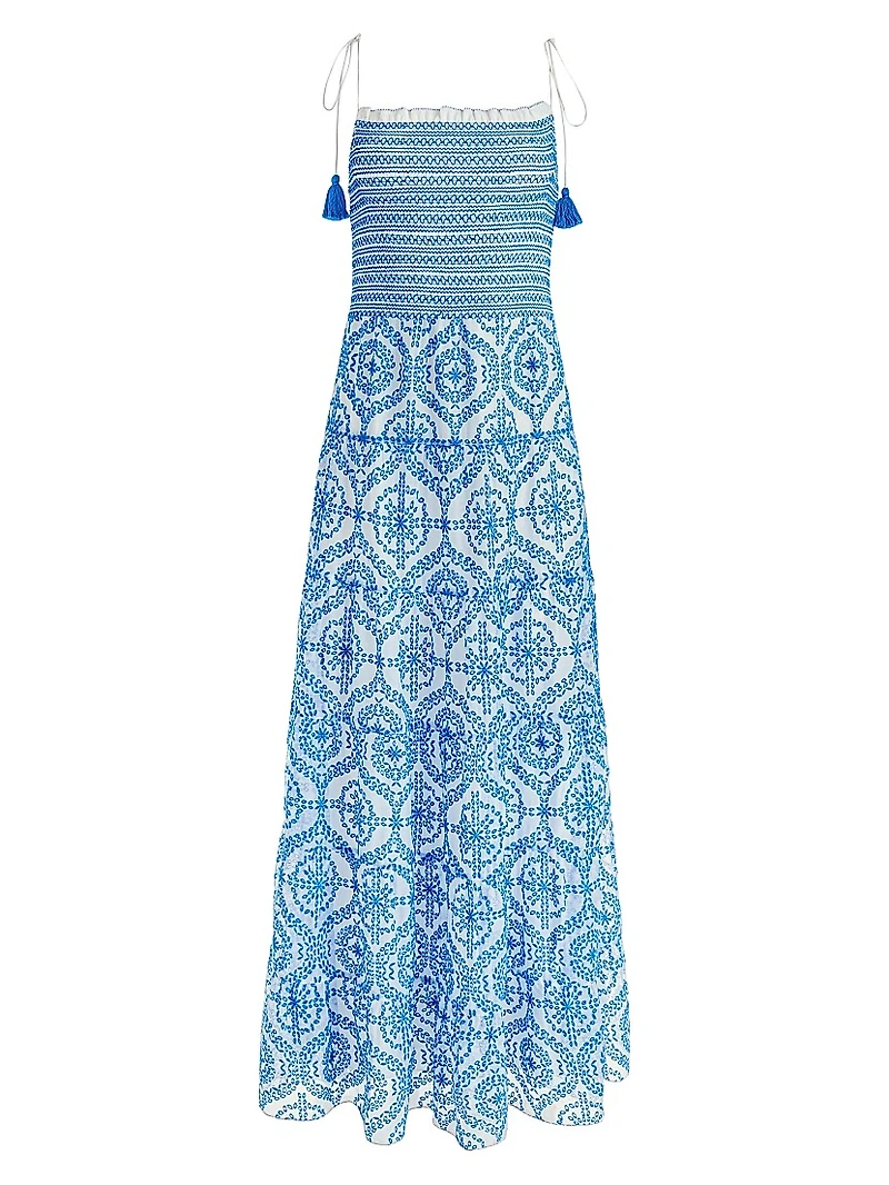 Marna Tie-Strap Maxi Dress