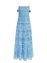 Marna Tie-Strap Maxi Dress