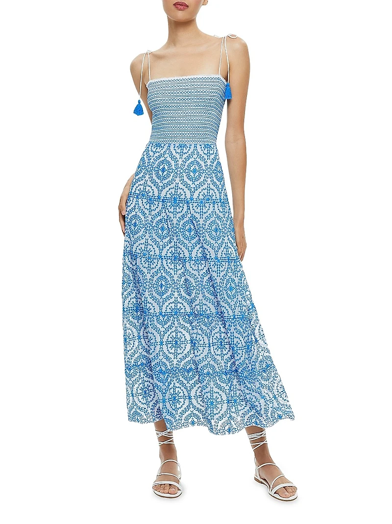 Marna Tie-Strap Maxi Dress