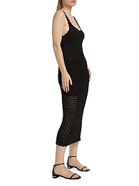 Bray Crochet Scoopneck Midi-Dress