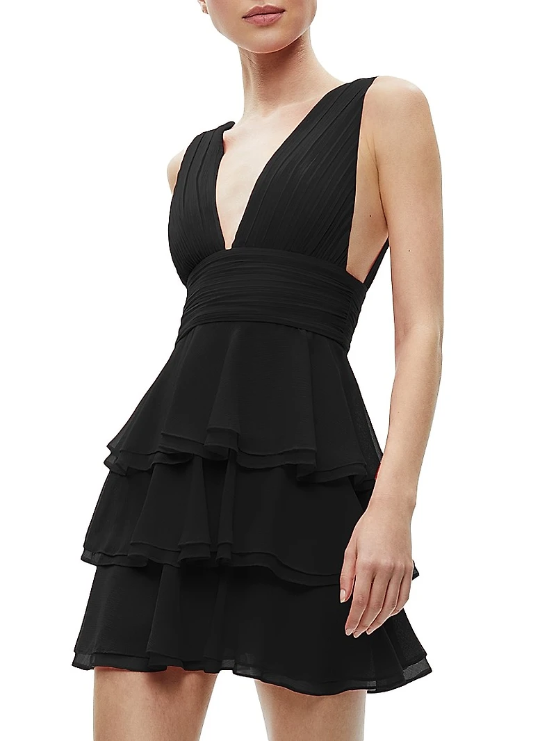 Holly Tiered Ruffle Minidress