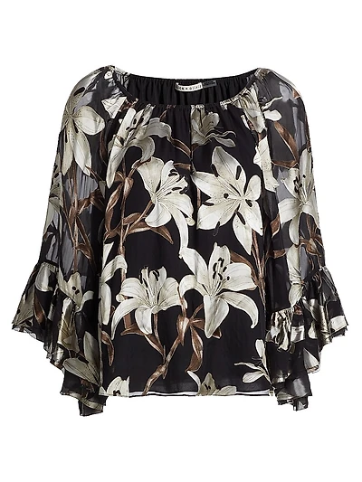 Ardelia Floral Off-the-Shoulder Blouse