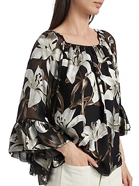 Ardelia Floral Off-the-Shoulder Blouse