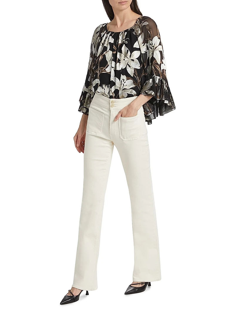 Ardelia Floral Off-the-Shoulder Blouse
