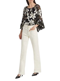 Ardelia Floral Off-the-Shoulder Blouse