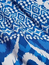 Devina Ikat Off-the-Shoulder Blouse