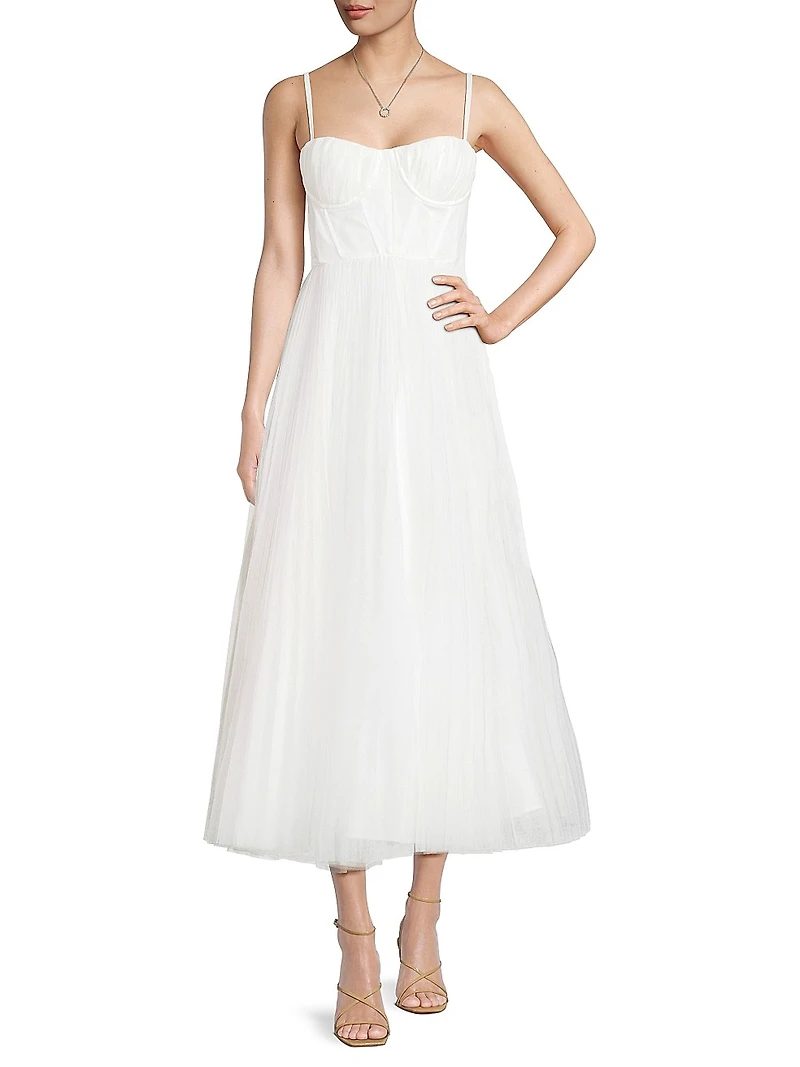 Amara Fit & Flare Midi-Dress
