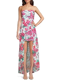 Lissi Floral High-Low Maxi Dress
