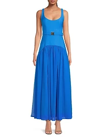 Ridge Drop-Waist Maxi Dress