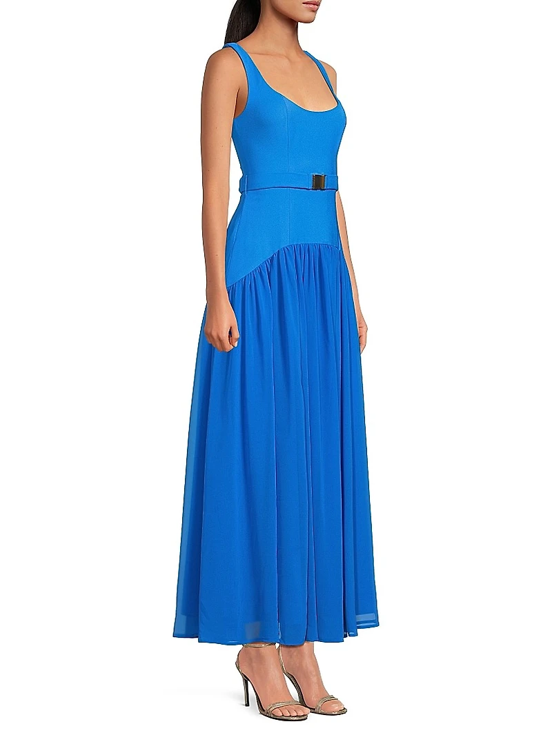 Ridge Drop-Waist Maxi Dress