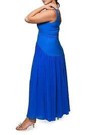 Ridge Drop-Waist Maxi Dress