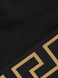 Topeka Logo Jersey Bi-Stretch Cotton Sports Bra