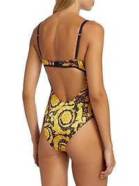 92' Barocco Print Bodysuit