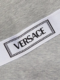 Cotton Rib Logo Bralette