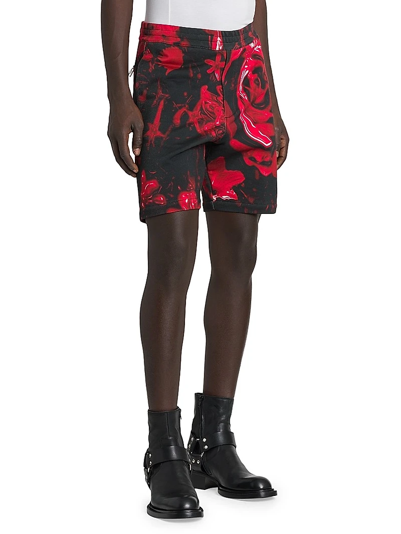 Floral Cotton Shorts