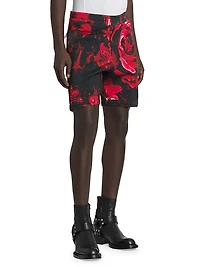 Floral Cotton Shorts