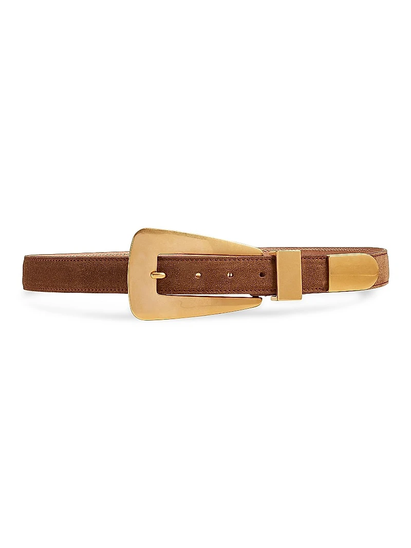 The Lucca Suede Leather Belt