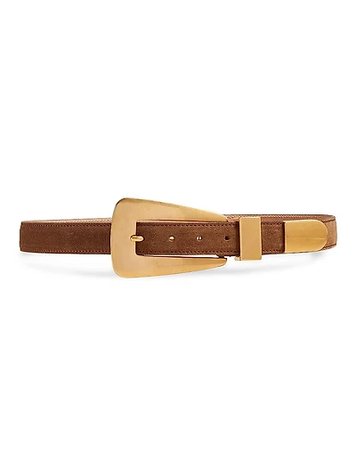 The Lucca Suede Leather Belt