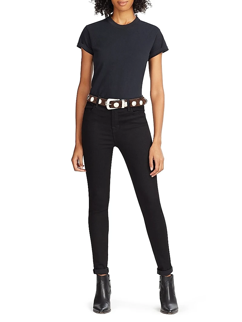 Benny Studded Suede Belt