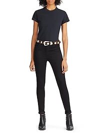 Benny Studded Suede Belt