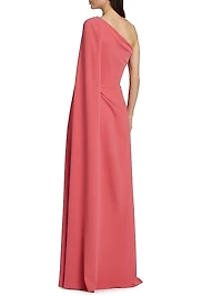 Embellished Crepe Gown