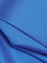 One-Shoulder Draped Column Dress