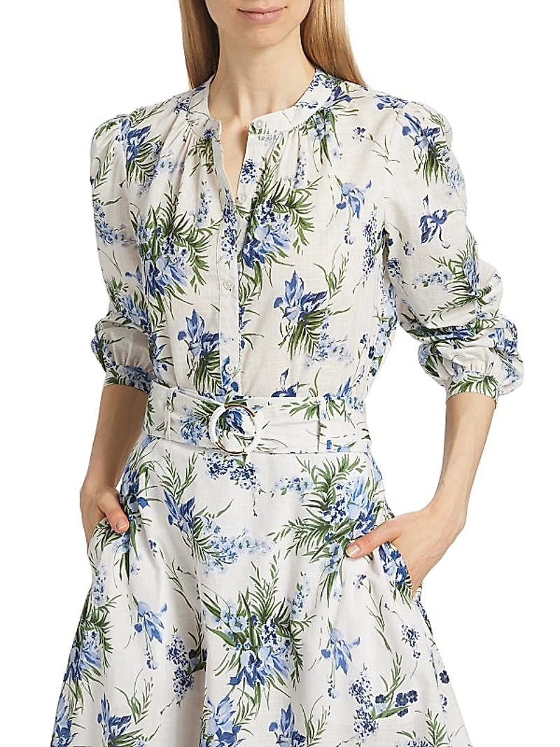 Ashlynn Floral Cotton Blouse