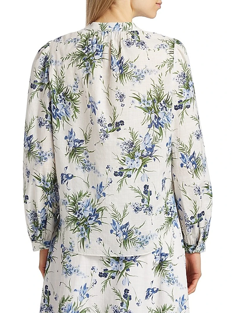 Ashlynn Floral Cotton Blouse