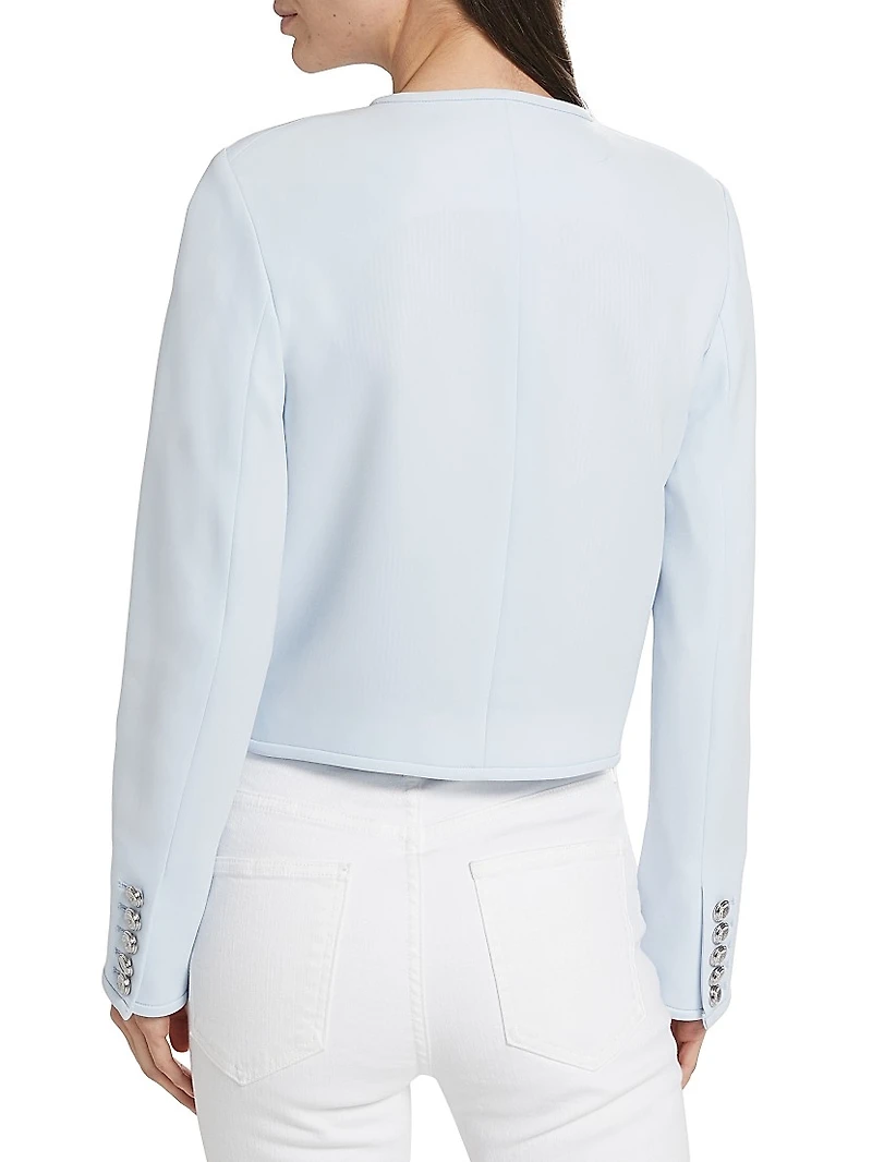 Isola Crepe V-Neck Jacket