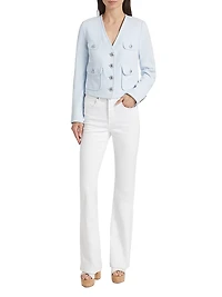 Isola Crepe V-Neck Jacket