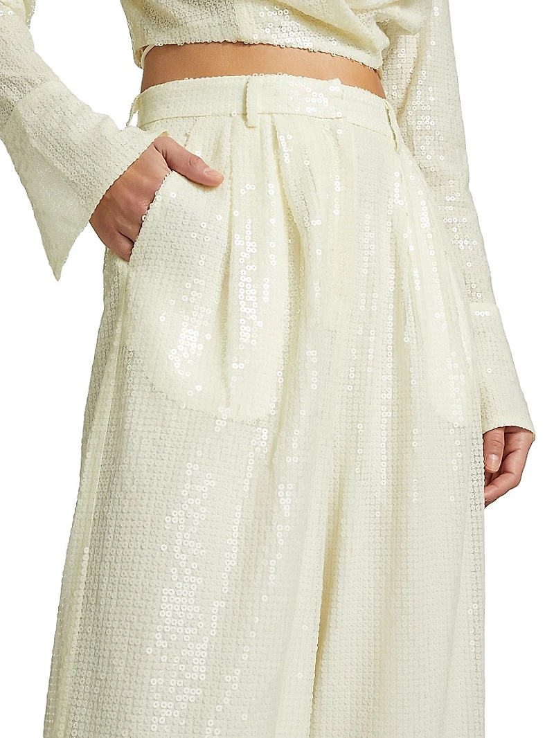 Roxanne Sequined Trousers