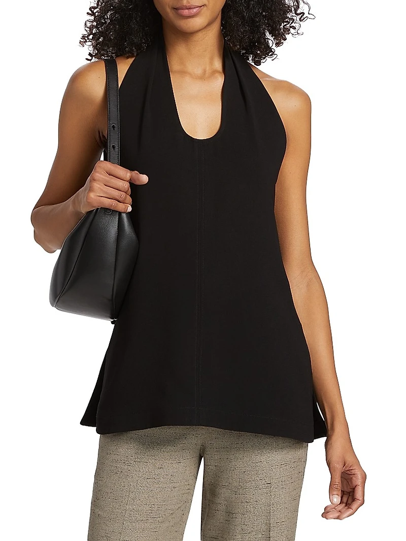 Miller Matte Crepe Halterneck Top
