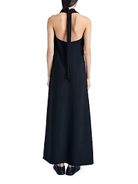 Ember Crepe Halterneck Maxi Dress