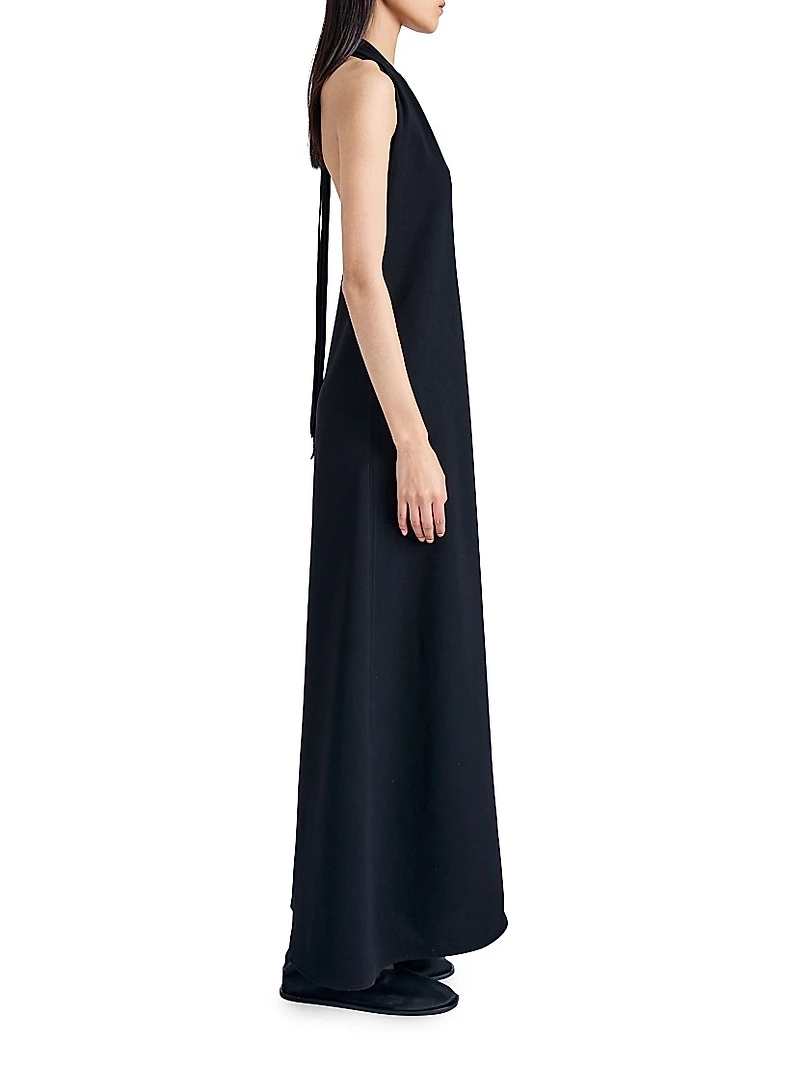 Ember Crepe Halterneck Maxi Dress