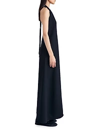 Ember Crepe Halterneck Maxi Dress