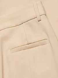 Weyes Crepe Straight-Leg Pants