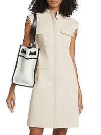 Erica Cotton Twill Shift Dress