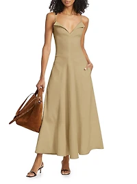 Ruby Linen-Blend Maxi Dress